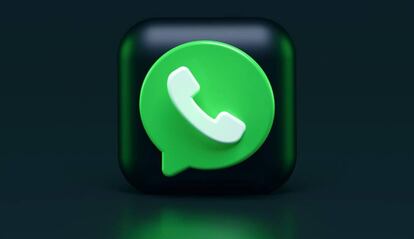 Logotipo de WhatsApp en un cuadrado