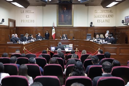 Sesión de la Suprema Corte de Justicia de la Nación, el 19 de agosto de 2025.