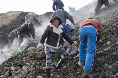 Divorciada, Lkhagvatungalag Tsogzolmaa se ve obligada a trabajar en minas ilegales de carbón para complementar la exigua paga gubernamental, que no llega para alimentar a sus cuatro hijos. 