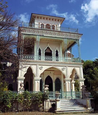 Imagen de un palacete en la localidad de Cienfuegos.