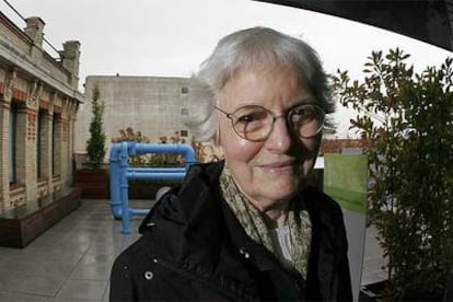 La arquitecta Denise Scott Brown, ayer en la terraza de La Casa Encendida.