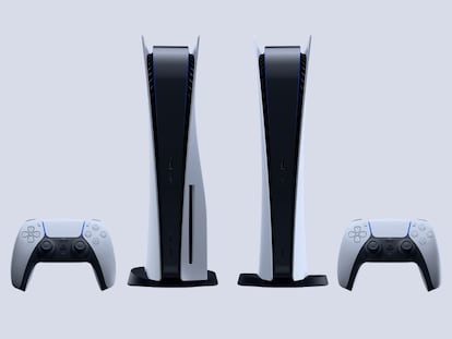 Los dos modelos disponibles de la consola PlayStation 5.