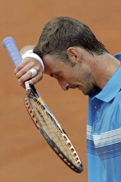 Ferrero during the match against De Bakker.