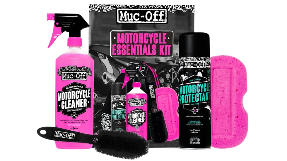 Kit de limpieza integral para motocicletas.