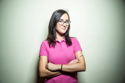 Verónica Sánchez, alumna de tercero de dirección de orquesta en el Real Conservatorio Superior de Música de Madrid.