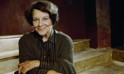 La actriz María Casares, en 1989.