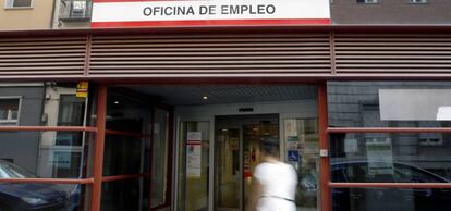Oficina pública de empleo en Madrid.