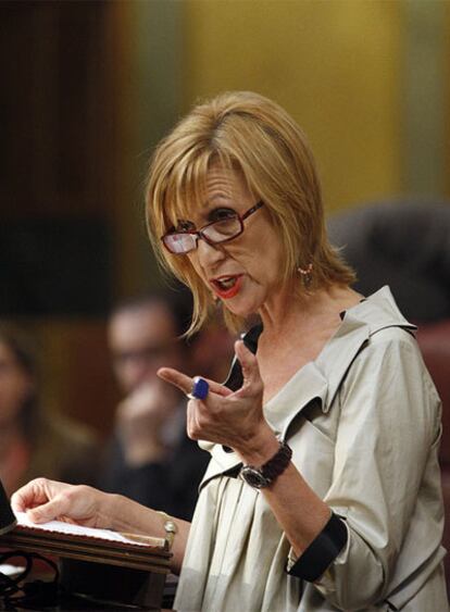 Rosa Díez, durante su intervención.