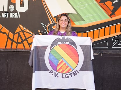 Amparo Ramada, presidenta de la Peña Valencianista Lgtbi+.