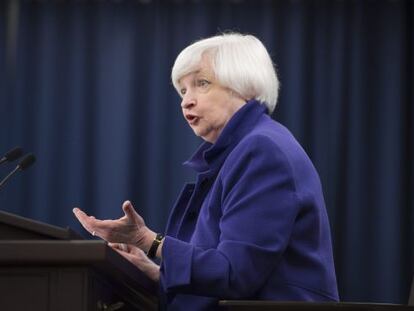 A presidenta do Federal Reserve, Janet Yellen.