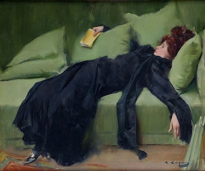 Joven decadente despues del baile, de Ramón Casas (1899).