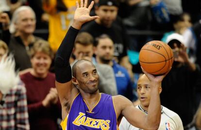 Kobe Bryant, tras superar la marca de Jordan.