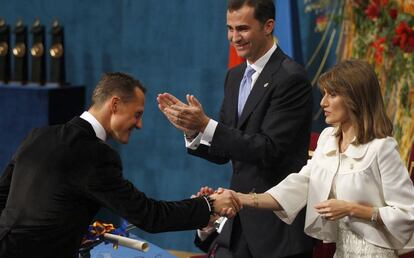 Letizia, en los premios Príncipe de Asturias 2007.