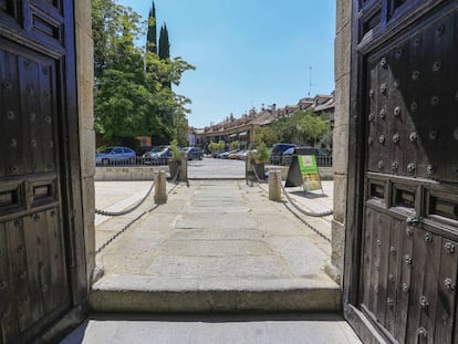 Entrada de la casa museo de Manuel Godoy, en Villaviciosa de Odón.