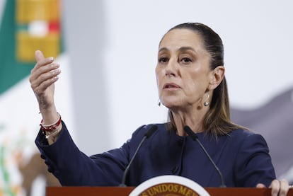 Claudia Sheinbaum, en Ciudad de México, el 4 de agosto.
