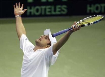 Roddick celebra su triunfo ante Tursunov