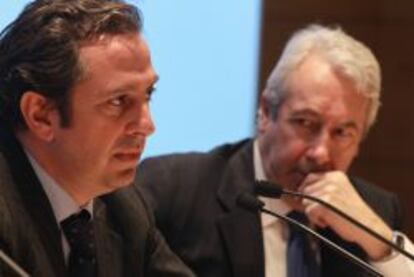 Íñigo Fernández de Mesa, secretario general del Tesoro, y Antonio Zoido, presidente de BME