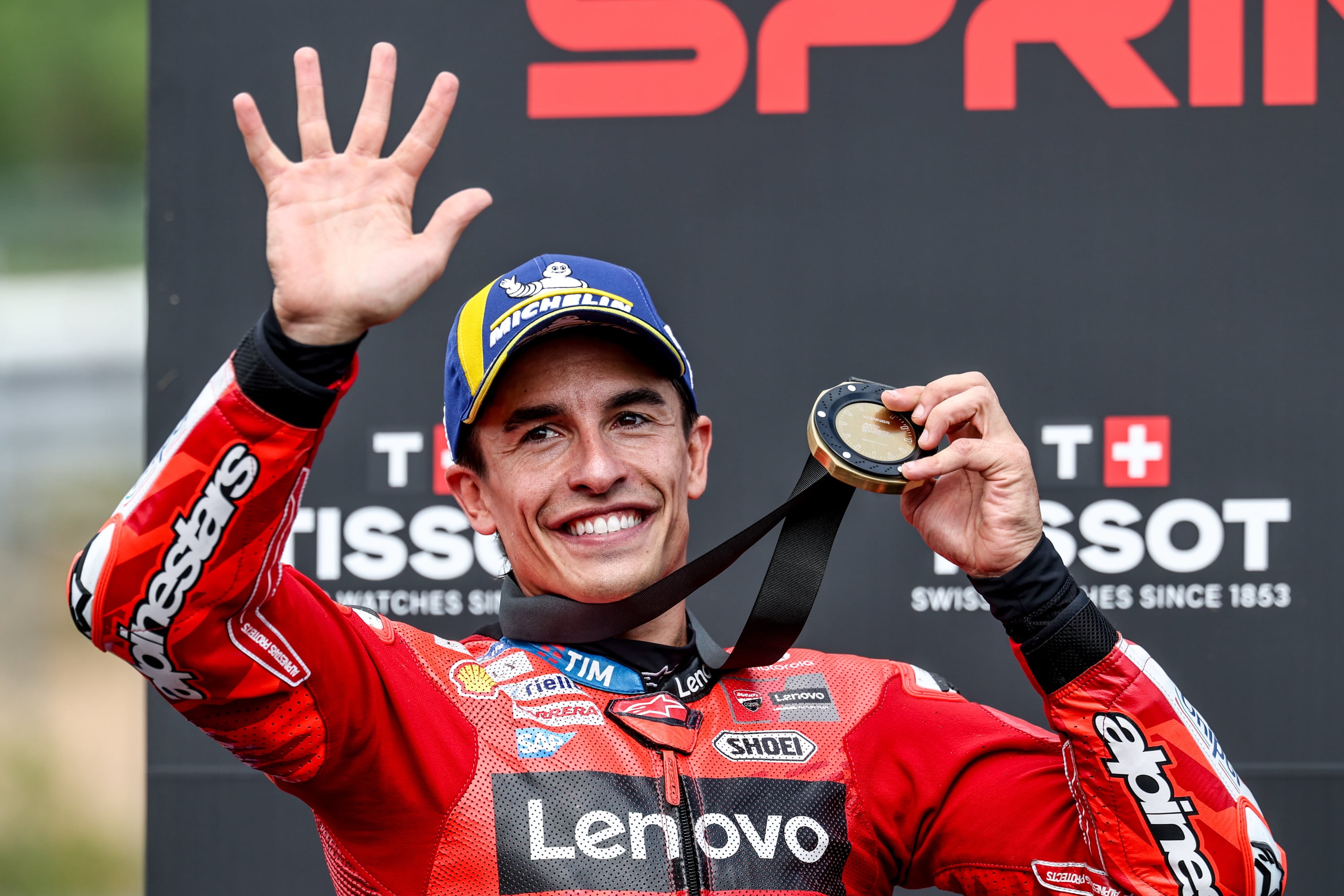 Marc Márquez sale ganando incluso en los días raros