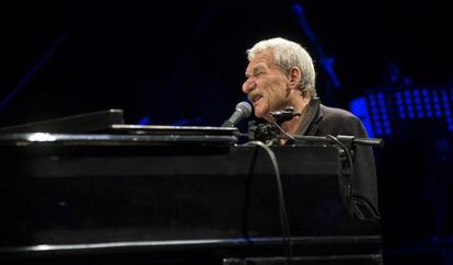 Paolo Conte, durante el concierto en el Auditori.