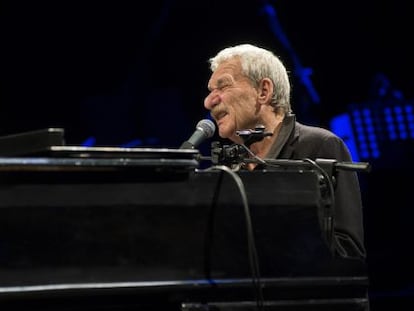 Paolo Conte, durant el concert a l'Auditori.