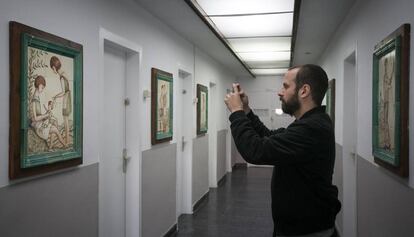 Las cerámicas de Josep Aragay redescubiertas en un nuevo centro cultural de Sant Martí de Provençals, Barcelona.