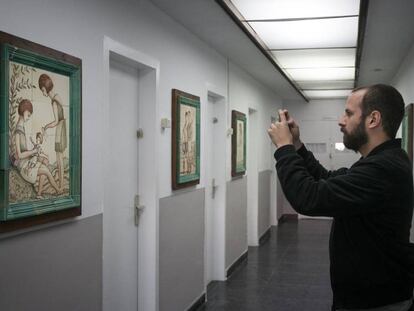 Las cerámicas de Josep Aragay redescubiertas en un nuevo centro cultural de Sant Martí de Provençals, Barcelona.