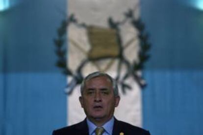 En la imagen, el presidente de Guatemala, Otto Pérez Molina. EFE/Archivo