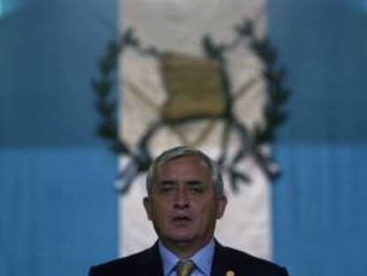 En la imagen, el presidente de Guatemala, Otto Pérez Molina. EFE/Archivo