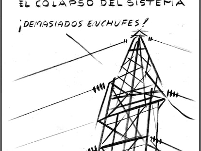 El Roto: Demasiados enchufes