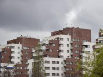 Bloques de viviendas en Bilbao.