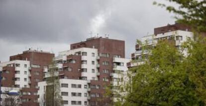 Bloques de viviendas en Bilbao.
