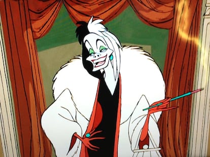 La malvada Cruella de Vil, en la película '101 Dálmatas' (1961). Disney prepara un 'spin off' sobre los orígenes de este malvado personaje cuyo estreno está pendiente de confirmación.