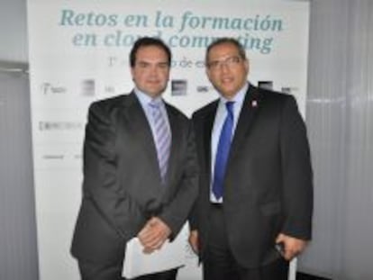 Daniel Parente, director de Cloud Computing de ESNE y Rafael D&iacute;az, director Ejecutivo de ESNE