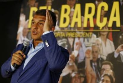 Laporta presenta su candidatura