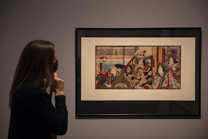 La colección 'Japón, una historia de amor y guerra' cuenta con más de 200 impresiones en el espacio cultural CentroCentro de Madrid. 