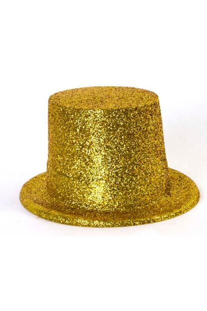 Chistera glitter de Party Fiesta (3,50 euros).