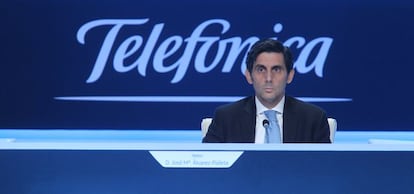 El presidente ejecutivo de Telef&oacute;nica Jose Mar&iacute;a &Aacute;lvarez Pallete.