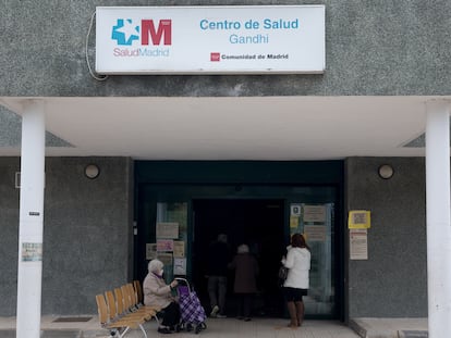 Centro de Salud Gandhi, en Ciudad Lineal, al norte de Madrid.