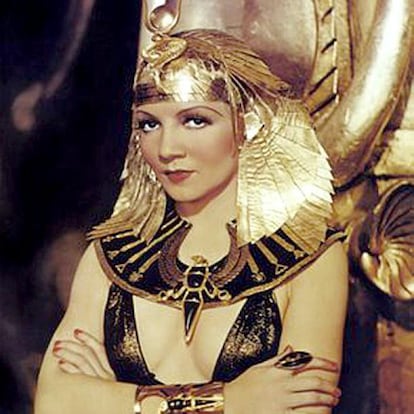 Claudette Colbert, otra de las actrices que han dado vida a Cleopatra VII.