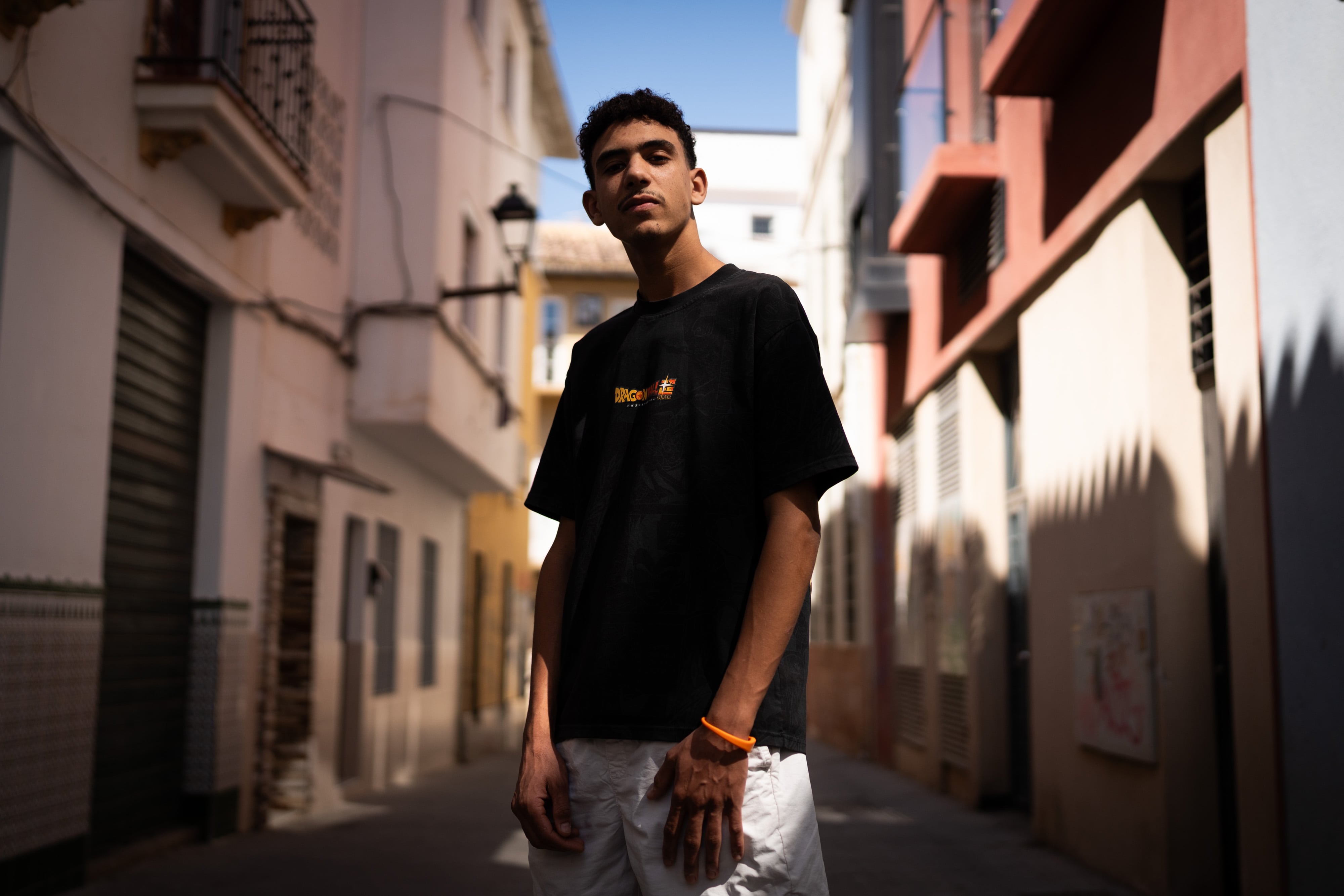 Usam Elmakouti, de 18 años, que al igual que Anas y Bilal llegó a España siendo menor de edad.