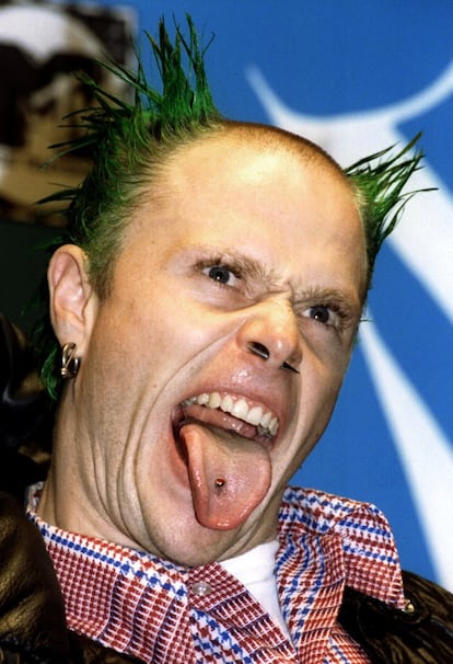 Keith Flint, en los premios MTV Europe, en 1996.