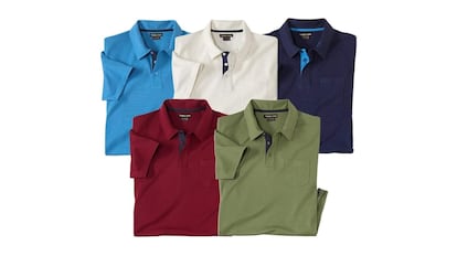 Este pack de cinco polos para hombre está arrasando en Amazon.