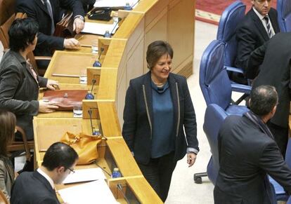 La conselleira de Sanidade en el Parlamento