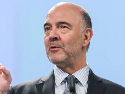 El comisario europeo de Asuntos Económicos, Pierre Moscovici.