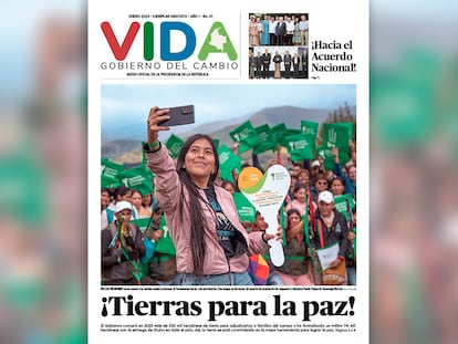 Primera edición de 'VIDA', medio de información de la Presidencia.
