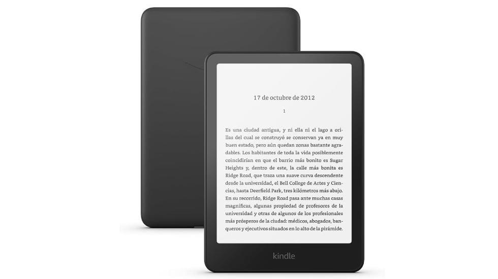 Libro electrónico Kindle Paperwhite.