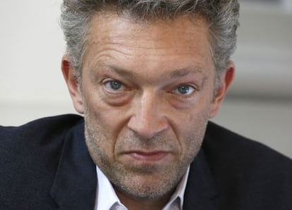 El actor frances Vincent Cassel durante la presentación de 'Una semana en Córcega' en el Instituto Frances de Madrid.