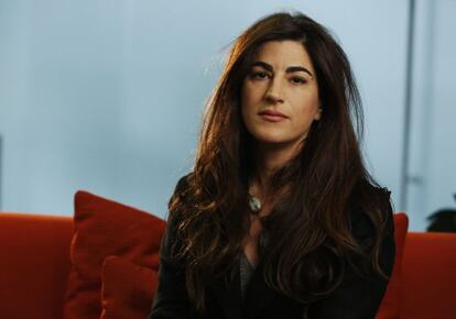 La directorra egipcia Jehane Noujaim, autora del documental 'The Square', en Los Ángeles, en 2013