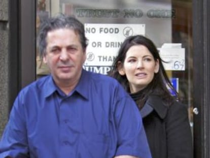 Charles Saatchi y su mujer, Nigella Lawson.