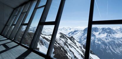 Vista desde el interior del edificio.